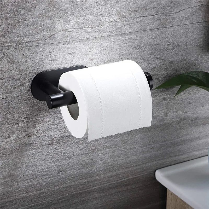 Adhesive Kitchen Paper Towel & Bathroom Roll Holder