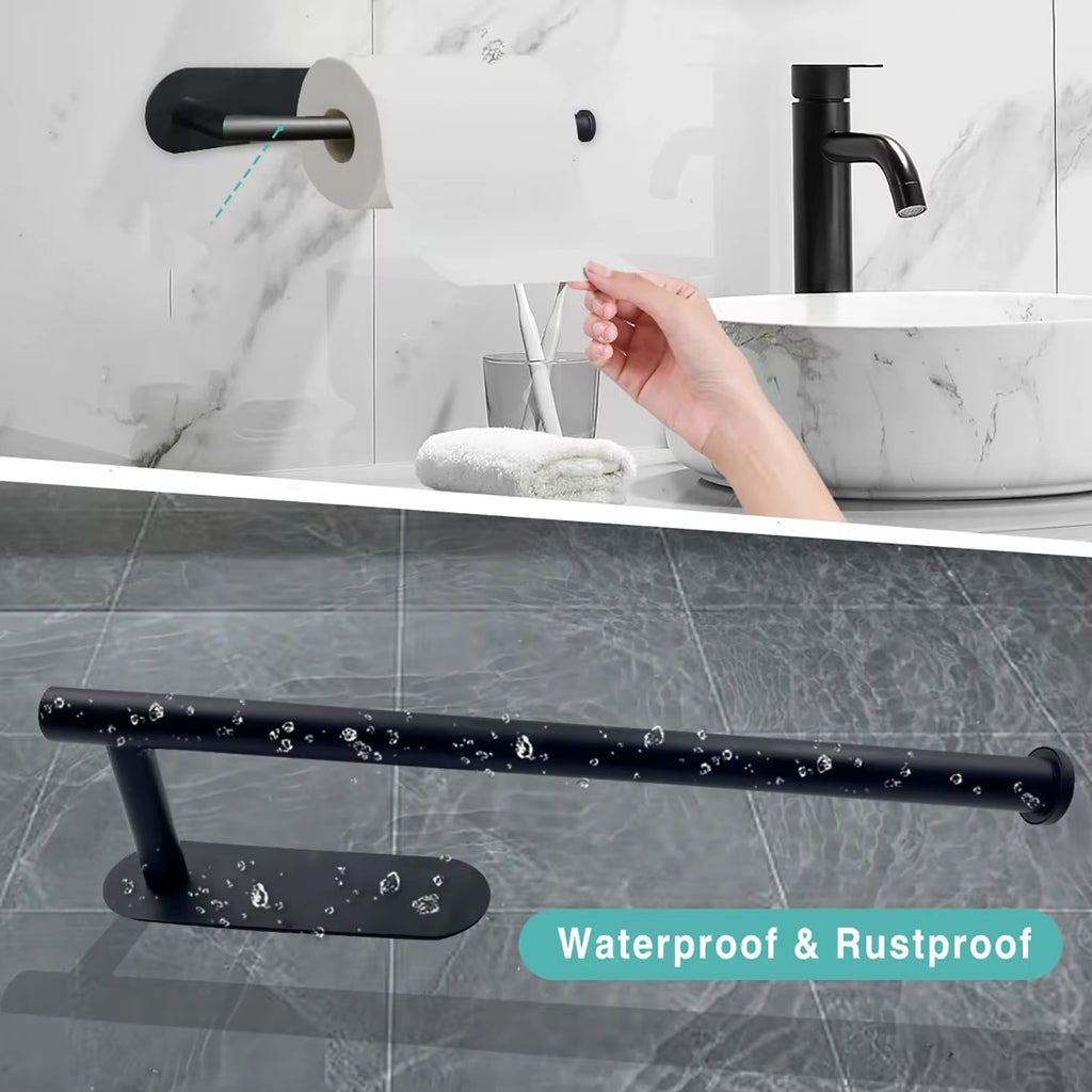 Adhesive Kitchen Paper Towel & Bathroom Roll Holder