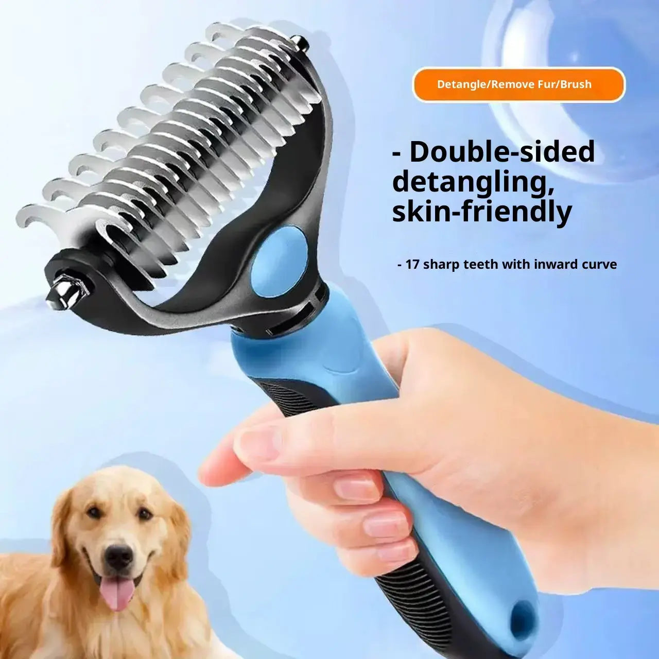 Happy Coat | Premium Undercoat Grooming Rake