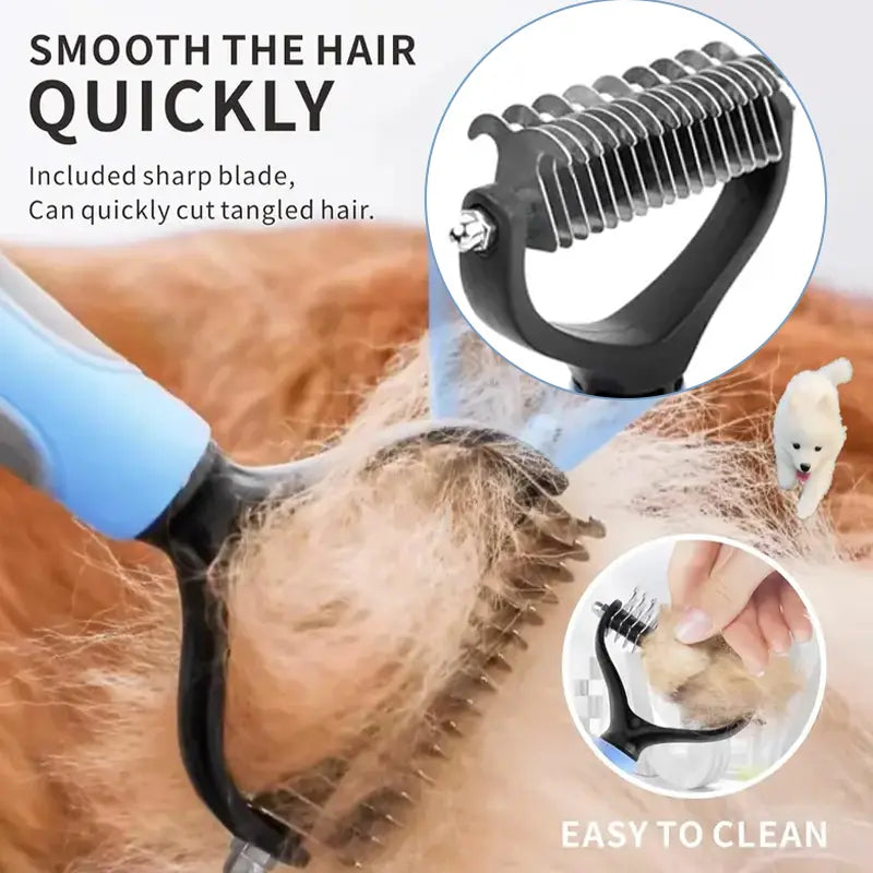Happy Coat | Premium Undercoat Grooming Rake