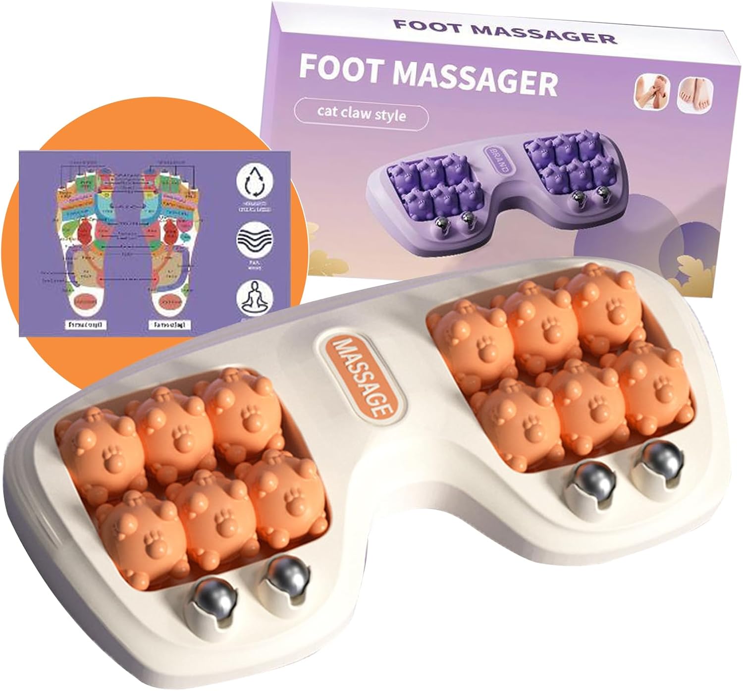 Heel Spur & Foot Pain Relief Dual Massage Roller