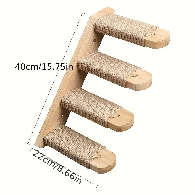 Cozy Cloud™ Wooden Climbing Steps for Your Furry Friend
