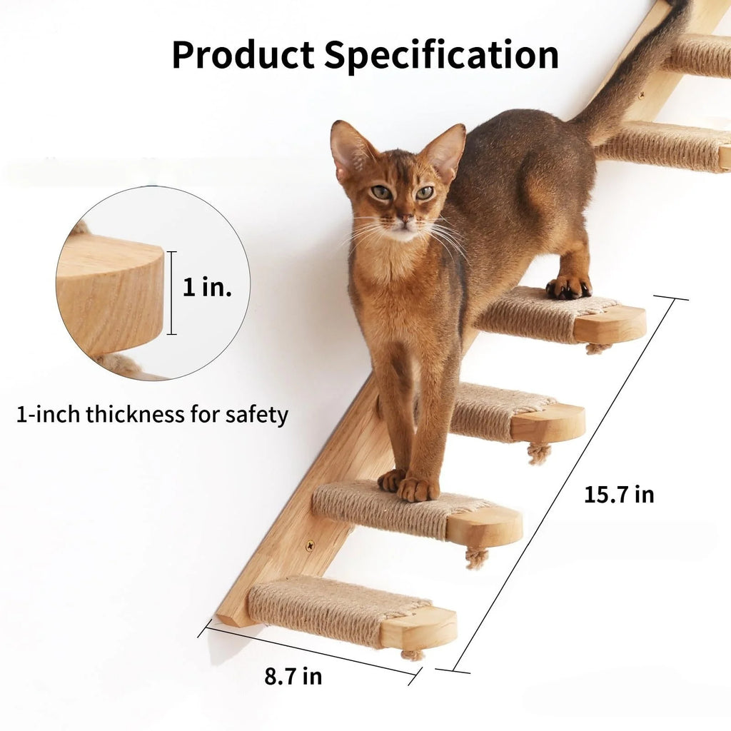 Cozy Cloud™ Wooden Climbing Steps for Your Furry Friend