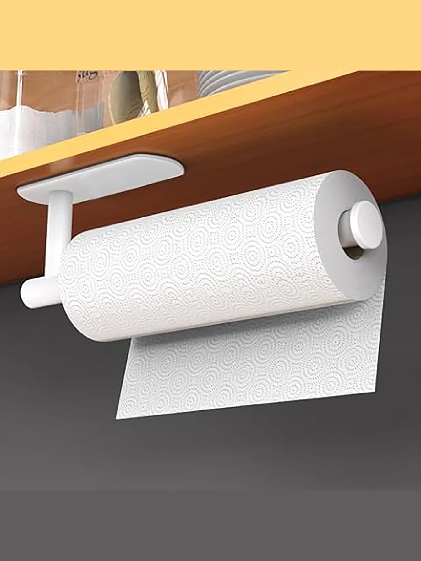 Adhesive Kitchen Paper Towel & Bathroom Roll Holder