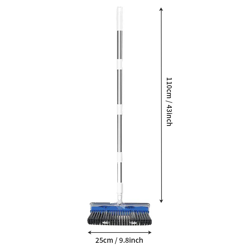 Heavy Duty Floor Scrubber with Built-in Soap Dispenser