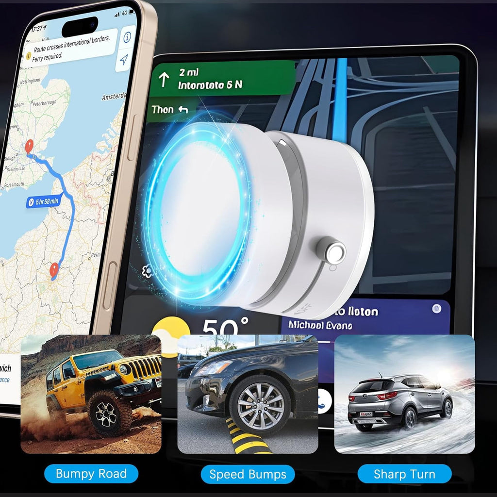 Vacuum Suction Magnetic Phone Mount | Foldable Hands-Free Holder for Car & Gym