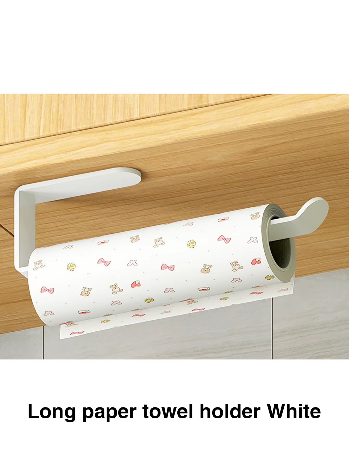 Adhesive Kitchen Paper Towel & Bathroom Roll Holder